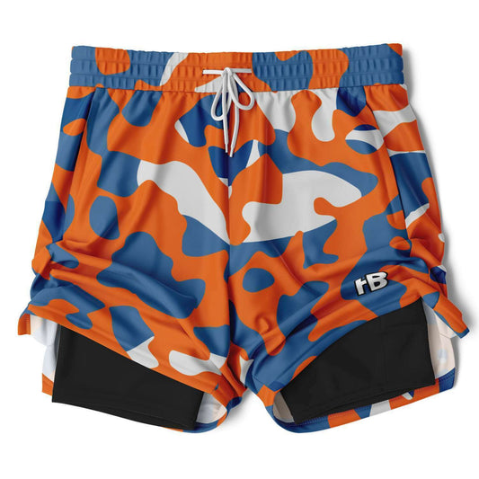 OrAnGe ChAoS cAmO mEnS aNd WoMeNs 2 In 1 ShOrTs