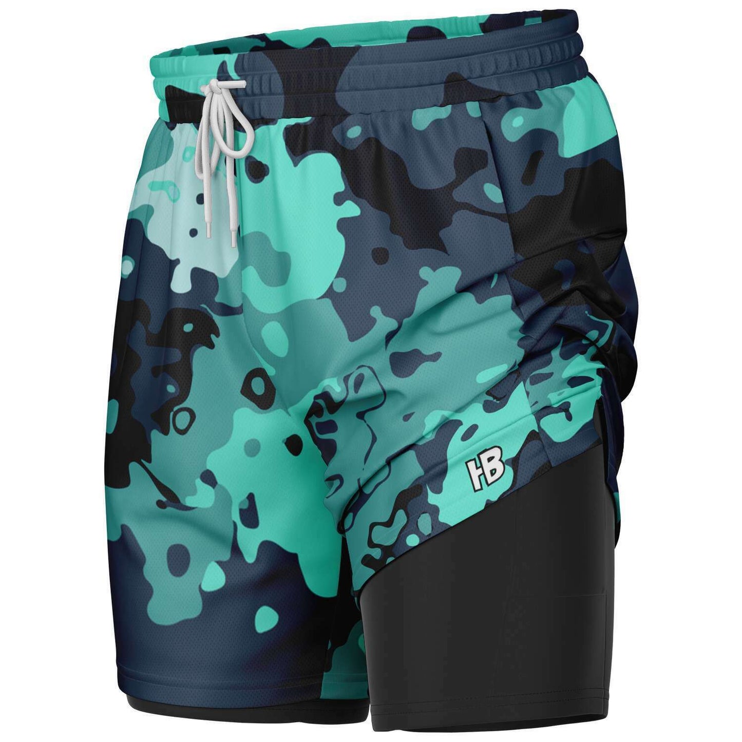 CrazY cAmO mEn AnD wOmEn's 2 In 1 ShOrTs