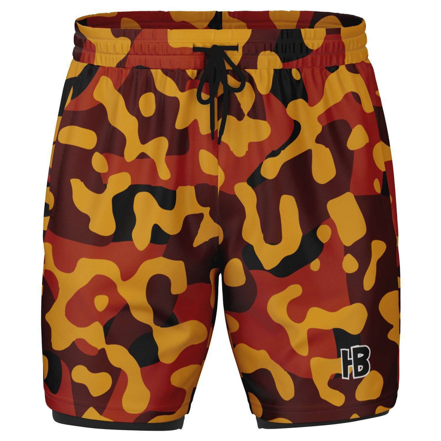 ReDy PoP WoMeN'S AnD mEnS cAmO 2 iN 1 sHoRts